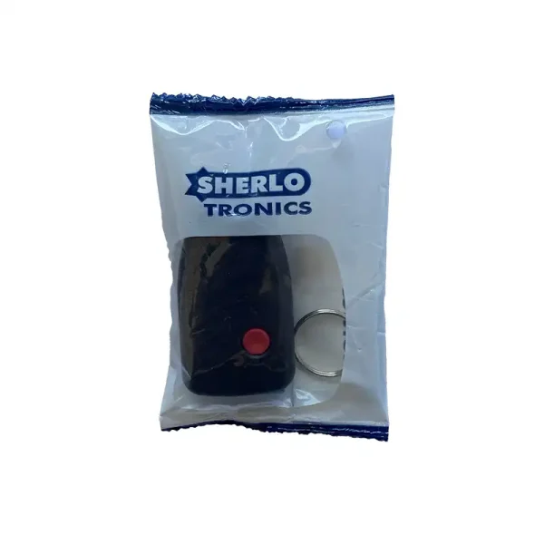 Sherlo 1 Button Remote in Packaging with Keyring