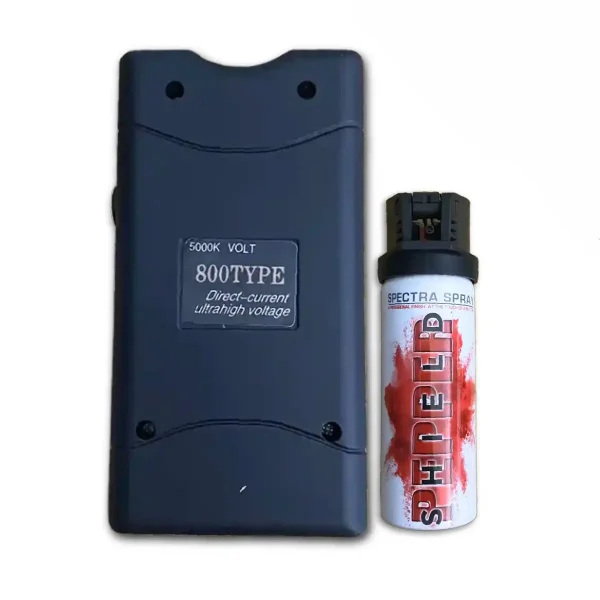 5000K Volt Taser and 60ml Pepper Spray Combo